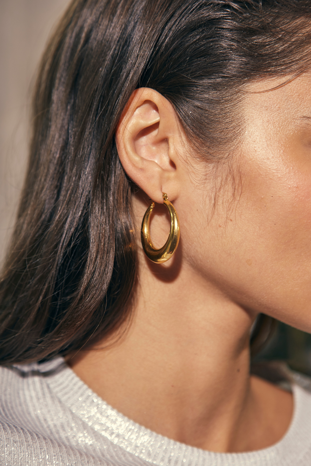 Argollas Iris doradas